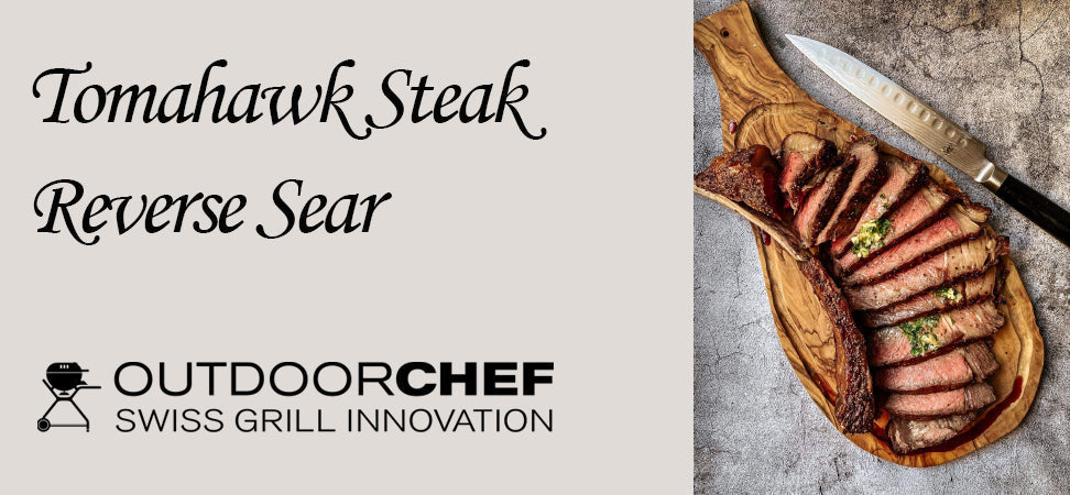 TOMAHAWK RIBEYE STEAK - REVERSE SEAR