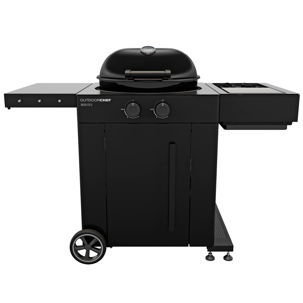 Outdoorchef Arosa 570 G Evo Plus Black + Μαντεμένια Σχάρα