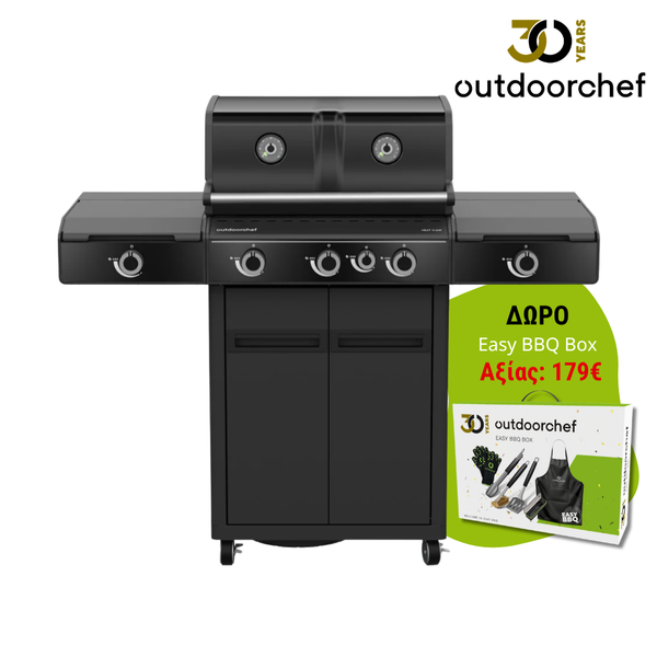 Outdoorchef HEAT X-345 RB - ψησταριά υγραερίου με ζώνη ψησίματος & μαγειρέματος