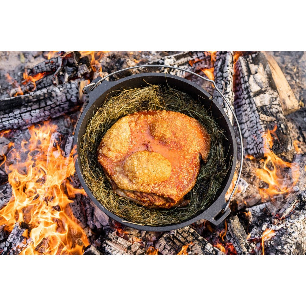 Μαντεμένιο Dutch Oven N.4 - 3.8 Λίτρα - Σετ 5 τεμαχίων Outdoorchef