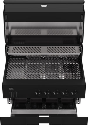 Outdoorchef QUBE X-415 RB Black- ψησταριά υγραερίου εντοιχιζόμενη