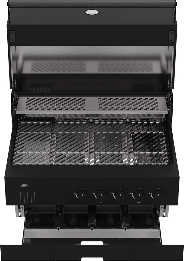Outdoorchef QUBE X-415 RB Black- ψησταριά υγραερίου εντοιχιζόμενη
