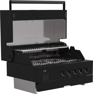 Outdoorchef QUBE X-415 RB Black- ψησταριά υγραερίου εντοιχιζόμενη