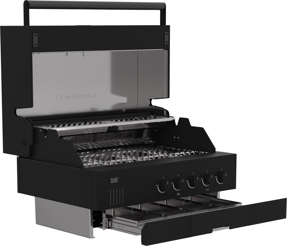 Outdoorchef QUBE X-415 RB Black- ψησταριά υγραερίου εντοιχιζόμενη