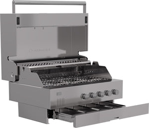 Outdoorchef QUBE X-415 RB S - ψησταριά υγραερίου εντοιχιζόμενη